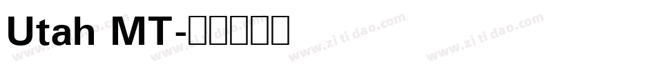 Utah MT字体转换